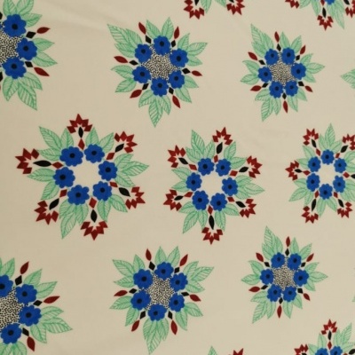 Malla Jersey viscosa/elastano GEOFLOWER