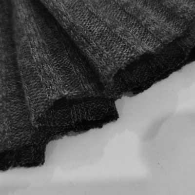 Malha canelada / rib CINZENTO MESCADO