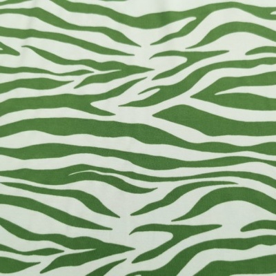 Malla Jersey Licra ZEBRA VERDE