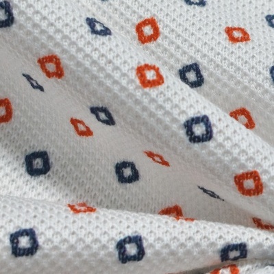 Malha Piquet Algodão RED & BLUE