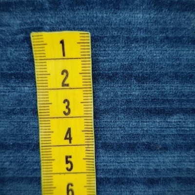 Malha Peluche (tipo veludo) Jaquard MOJOLICA BLUE