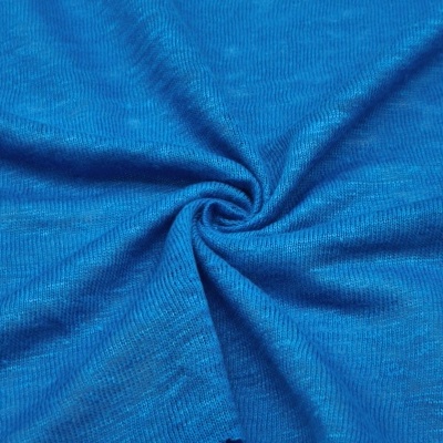 Tejido 100 % lino AZULÓN