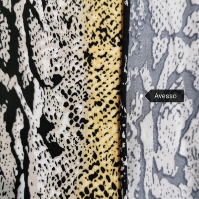 Jersey polyamide avec élasthanne JAUNE SNAKE