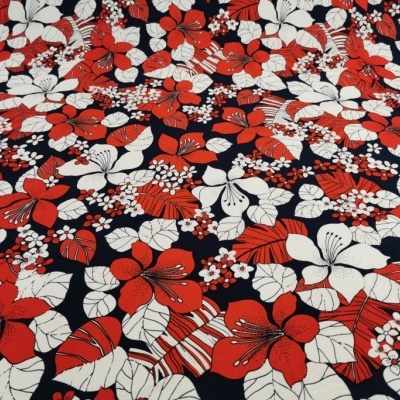 Malla Jersey Poliamida con Elastano AZUL MARINO y ROJO