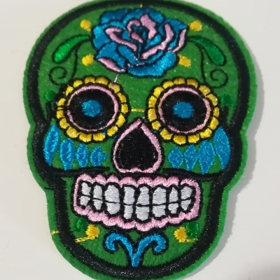Aplicación termoadhesiva Calaveras mexicanas