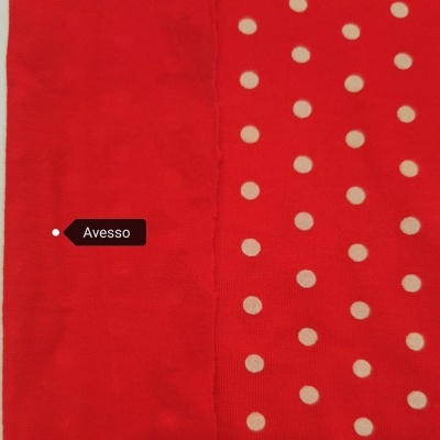 Jersey avec élasthanne ROUGES