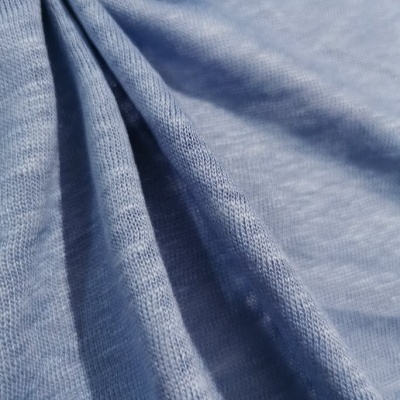 Malha 100% Linho LOVE BLUE