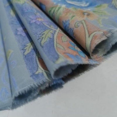 Tecido Viscose VINTAGE AZUL