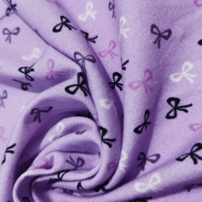 Malha Jersey c / elastano LAÇOS LILAS