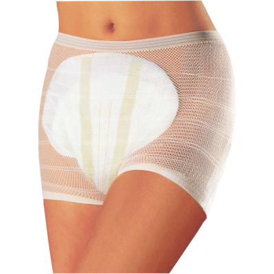 Cueca feminina branca transparente com aba opaca