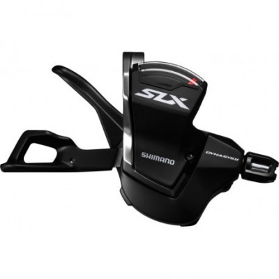 Comando de mudança de bicicleta Shimano SLX preto com texto DYNA-SYS 11