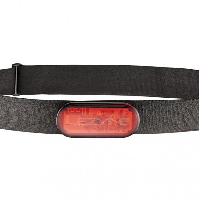 Cinta elástica preta com luz LED vermelha LEGEND