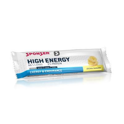 Barra energética SPONSER High Energy sabor banana