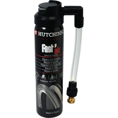 Recipiente spray preto Hutchinson Fast'air com mangueira transparente