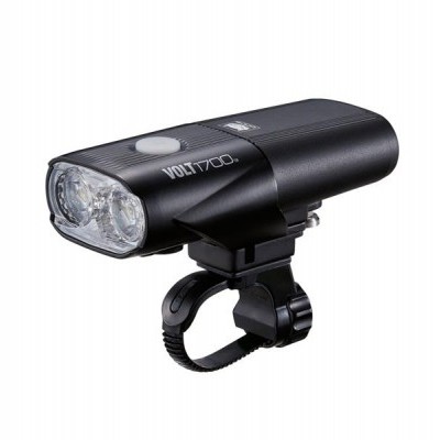 Lanterna preta para bicicleta com suporte de fixação