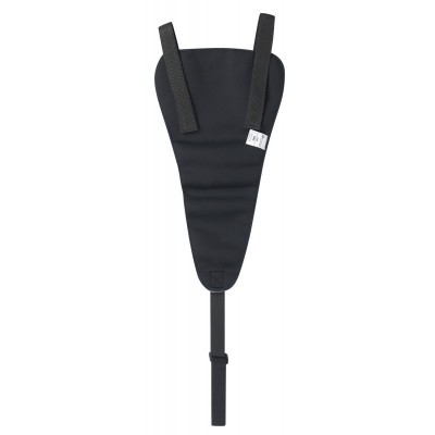 Suporte ou arnês preto com tiras ajustáveis