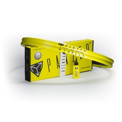 Produto PPMETER com caixa amarela e preta, tubo amarelo e frasco pequeno amarelo