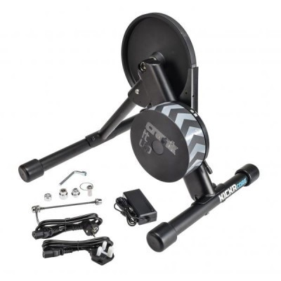 Suporte de treino para bicicleta KICKR CORE preto com acessórios e cabos