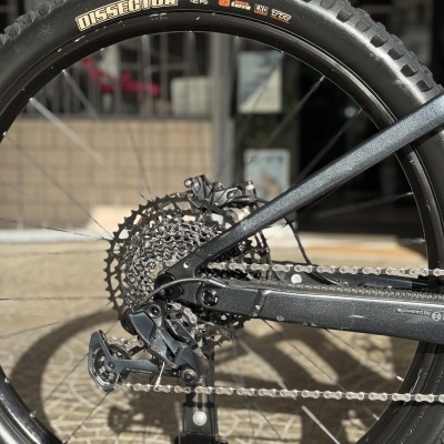 Roda traseira de bicicleta com pneu preto Dissector 29x2.60