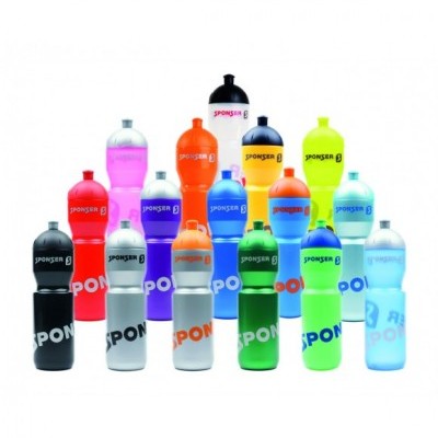 Garrafas desportivas coloridas SPONSER de plástico