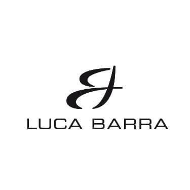Logótipo LUCA BARRA em preto sobre fundo branco