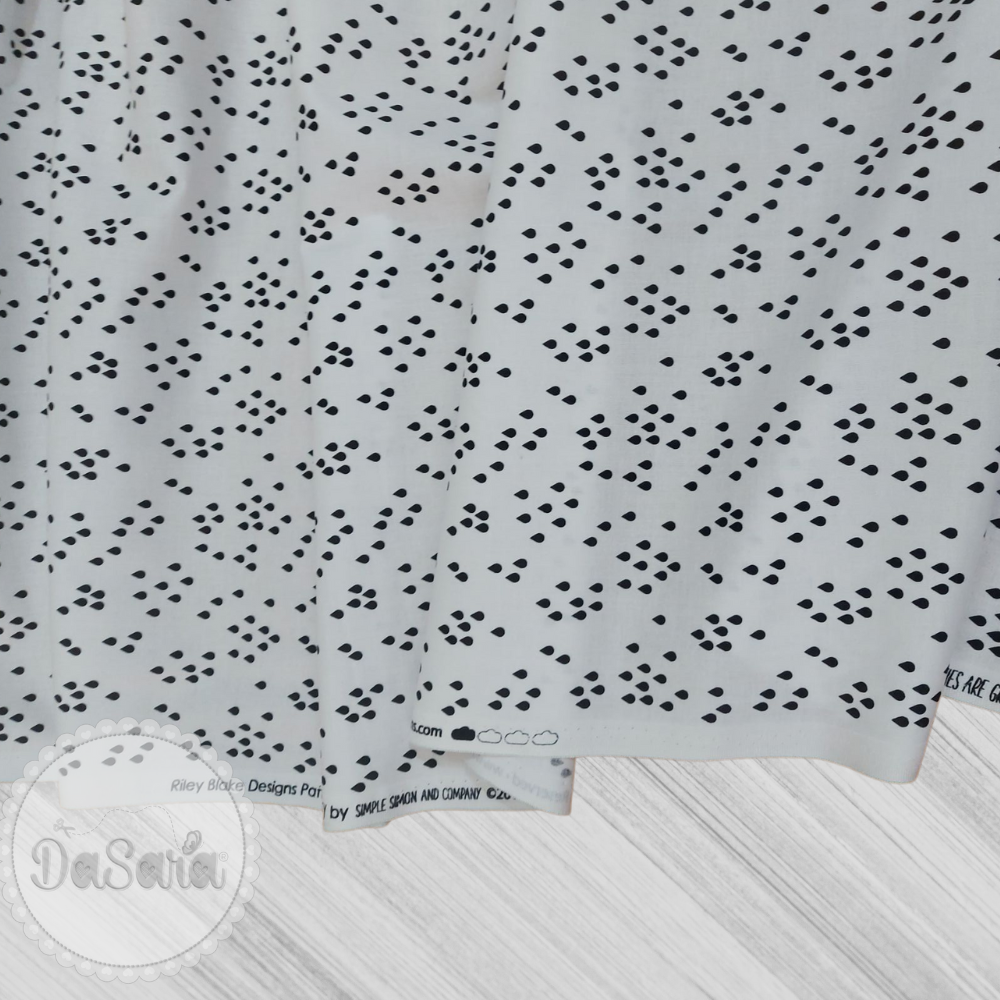 Rain Drops - White | Riley Blake Designs Rain Drops - White | Riley Blake Designs