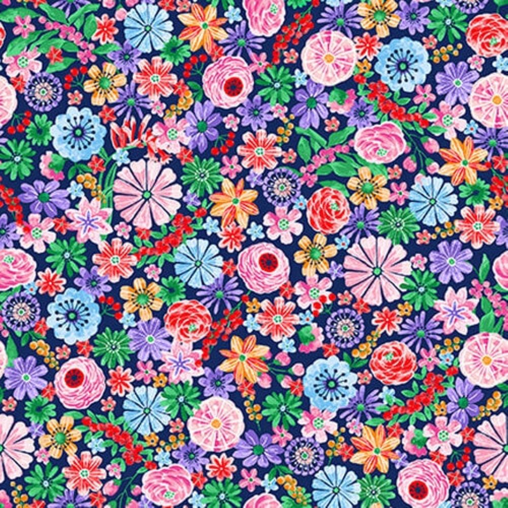 Mini Floral | Pink :: Wonderland | Blank Quilting Mini Floral | Pink :: Wonderland | Blank Quilting