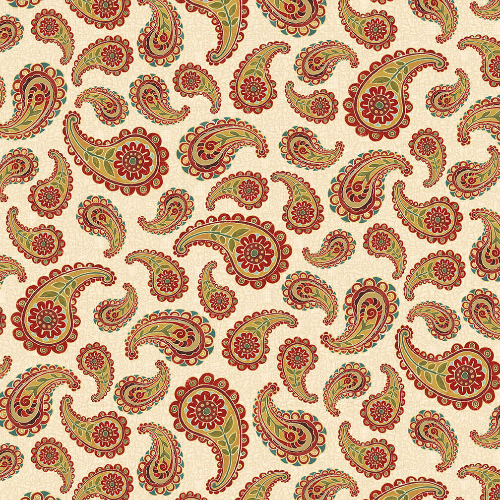 PAISLEY | IVORY :: AVIGNON | BLANK QUILTING PAISLEY | IVORY :: AVIGNON | BLANK QUILTING