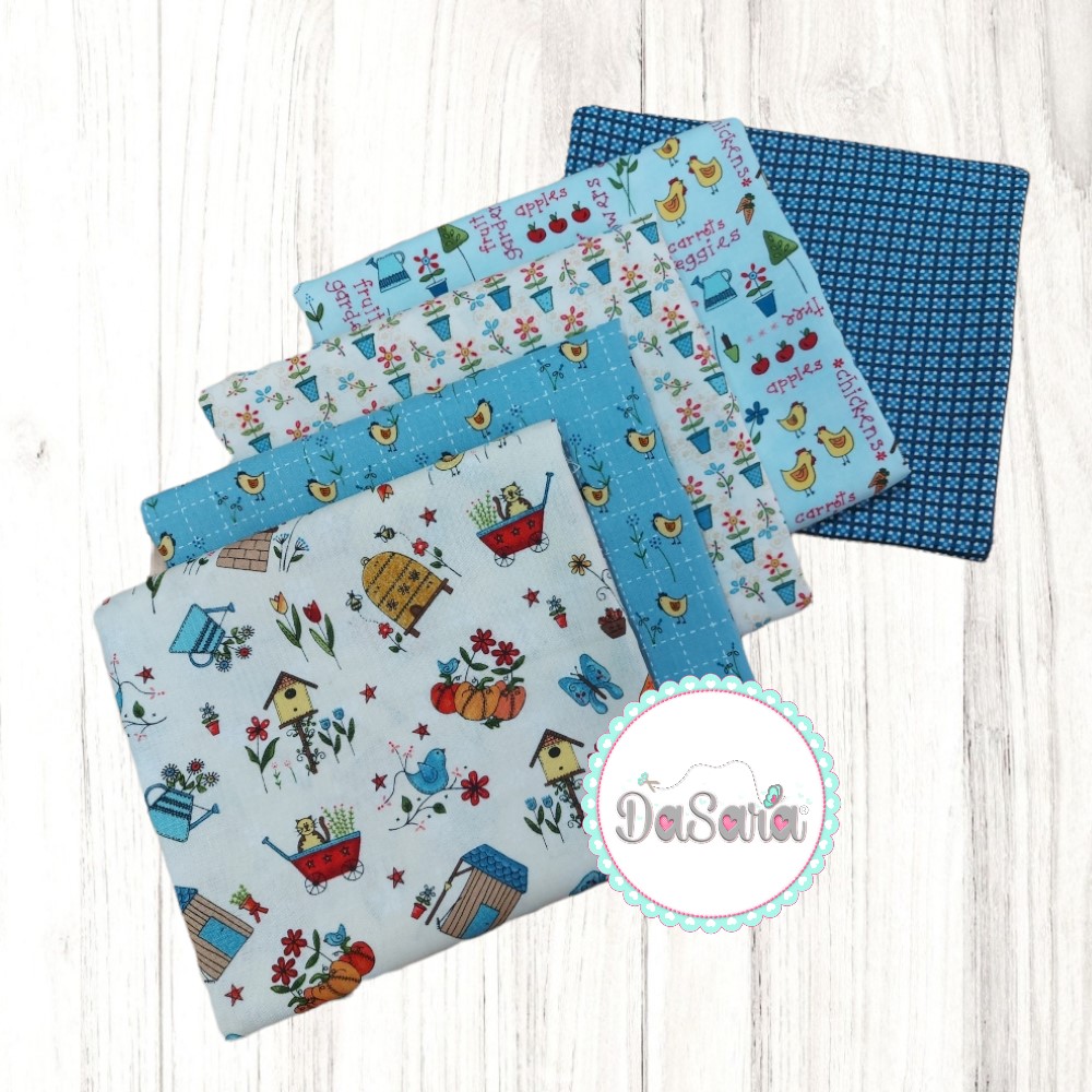 Bundle Backyard Happenings | 5 FQ - Blue Bundle Backyard Happenings | 5 FQ - Blue
