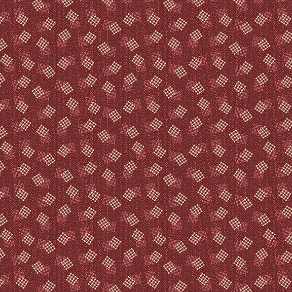 Abby's Treasures | Squares | Red | Blank Quilting Abby's Treasures | Squares | Red | Blank Quilting