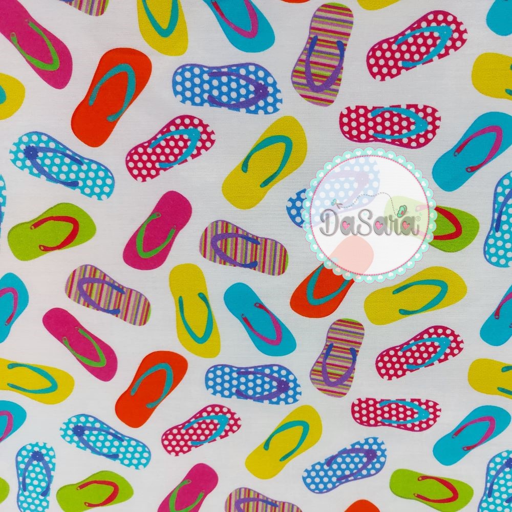 Fat Quarter - Havaianas | Multicolor Fat Quarter - Havaianas | Multicolor