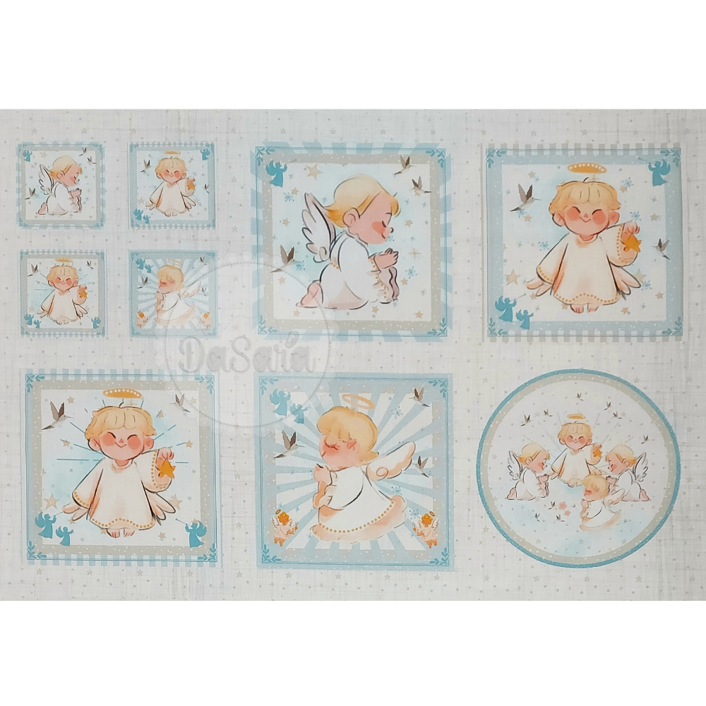 Painel Anjos - Azul | Crismazzer Painel Anjos - Azul | Crismazzer