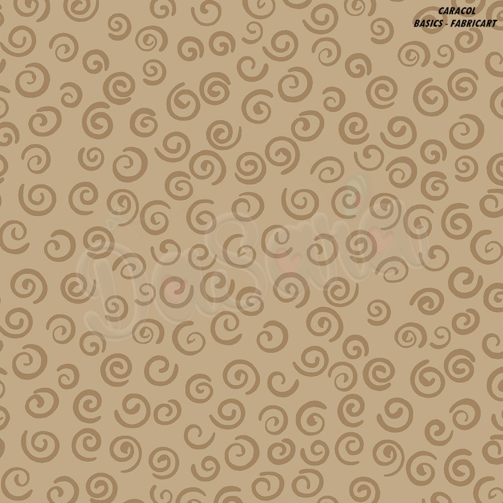 CARACOL :: CAFÉ COM LEITE | BASICS | FABRICART CARACOL :: CAFÉ COM LEITE | BASICS | FABRICART