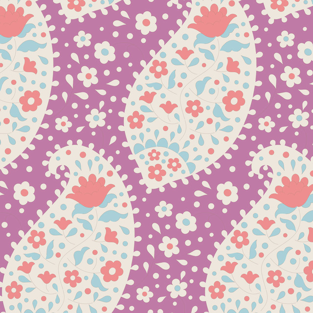 Plum Garden | Teardrop - Plum | Tilda Plum Garden | Teardrop - Plum | Tilda