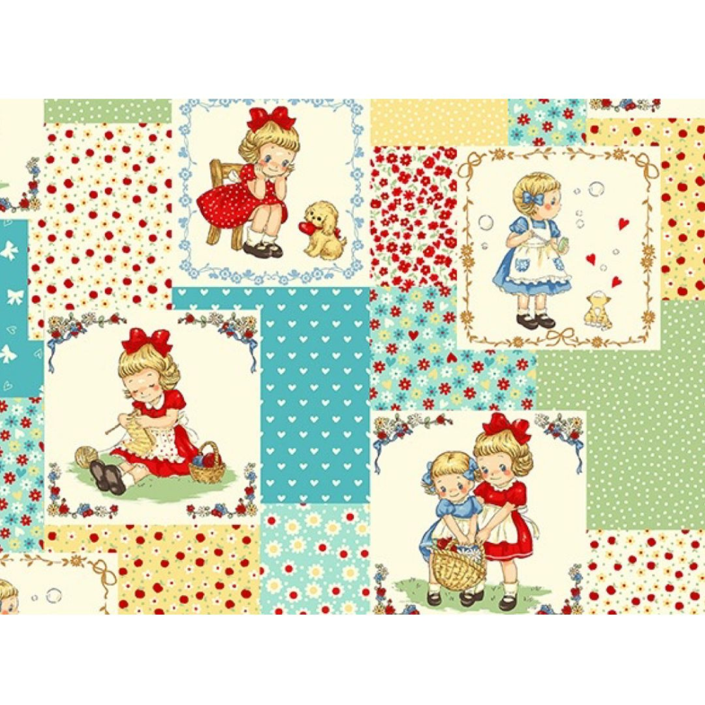 Margaret & Sophie - Patch Blue | Quilt Gate Margaret & Sophie - Patch Blue | Quilt Gate
