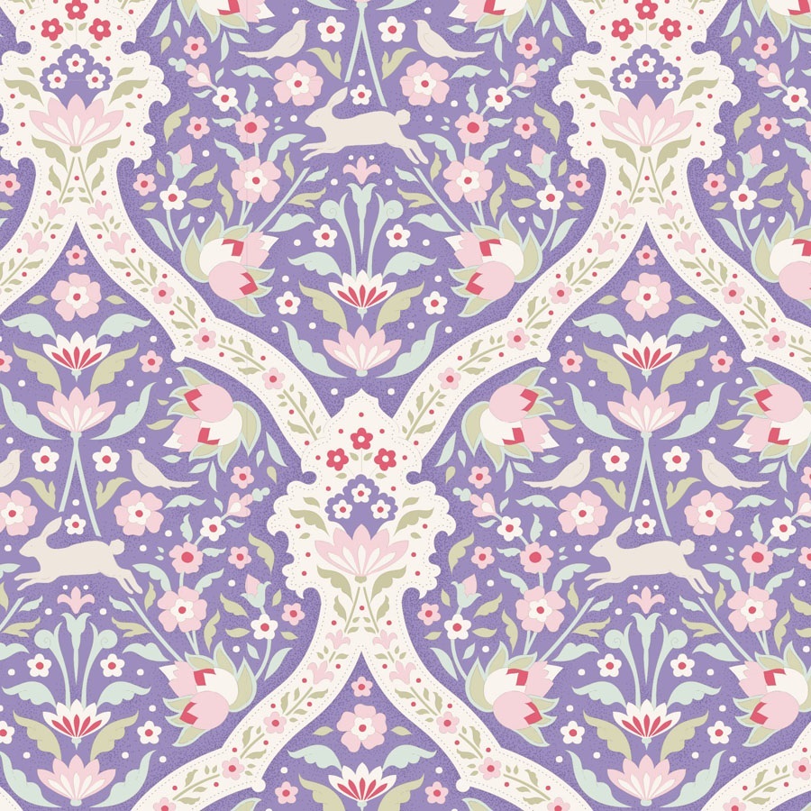 Bon Voyage! | Hare Tile - Blue | Tilda Bon Voyage! | Hare Tile - Blue | Tilda