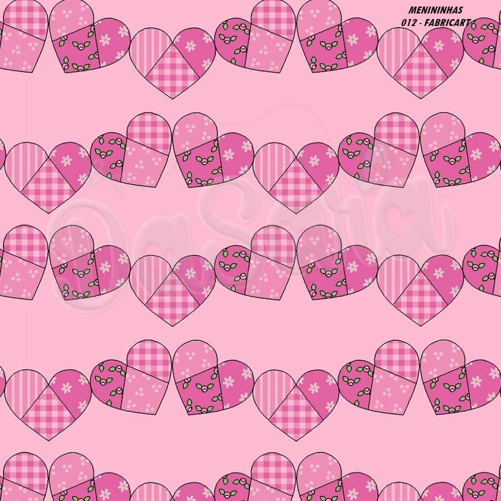 GUIRLANDA DE CORAÇÕES | ROSA | FABRICART GUIRLANDA DE CORAÇÕES | ROSA | FABRICART