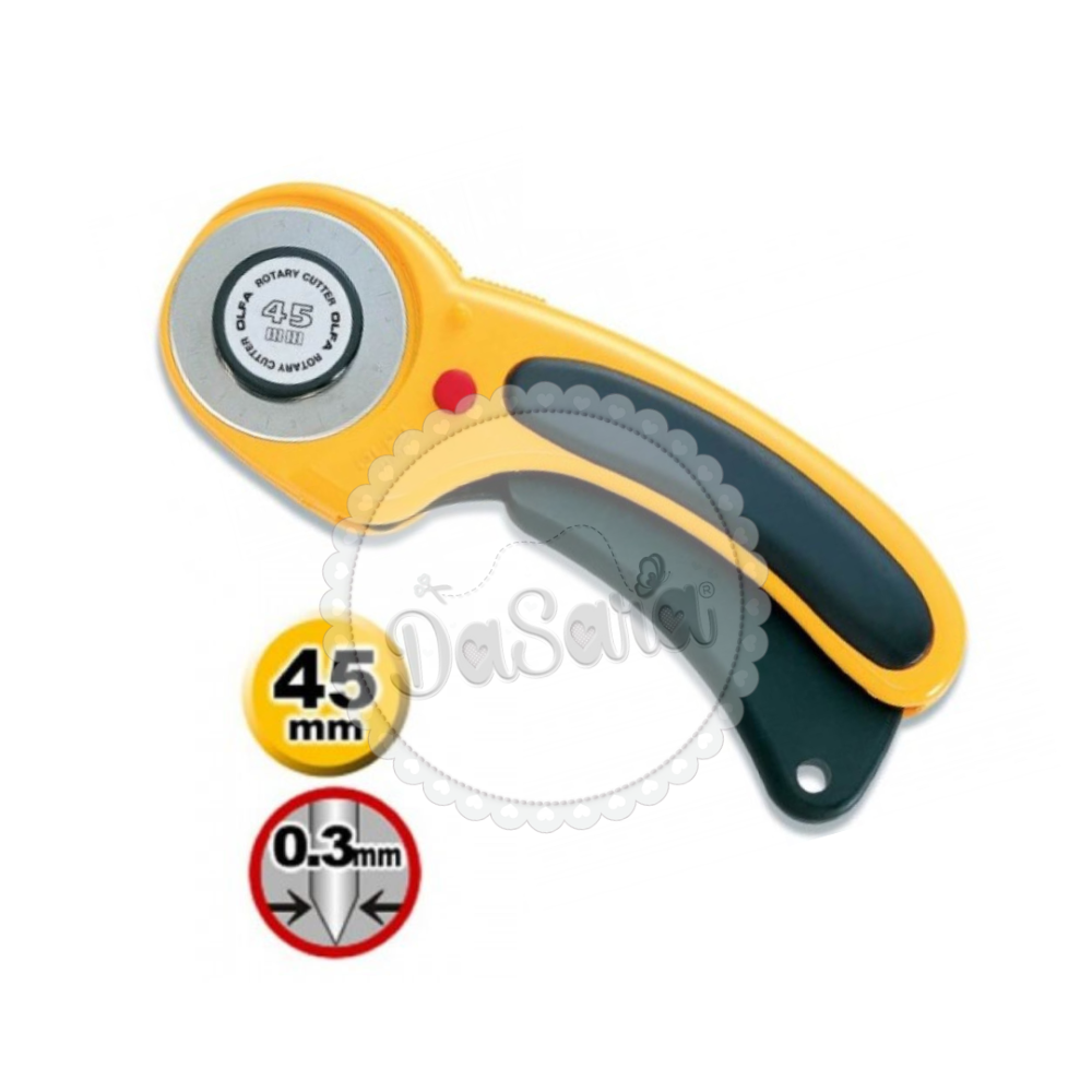 Cortador Rotativo Retrátil | 45mm | Olfa Cortador Rotativo Retrátil | 45mm | Olfa