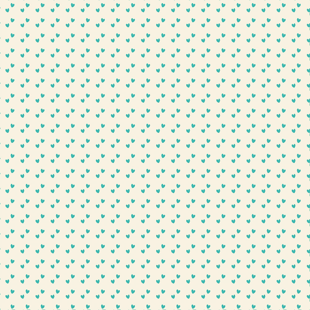 Mini Corações | Turquesa | Basics & Colors | Fabricart Mini Corações | Turquesa | Basics & Colors | Fabricart