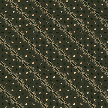 Abby's Treasures | Biased Stripe | Green | Blank Quilting Abby's Treasures | Biased Stripe | Green | Blank Quilting