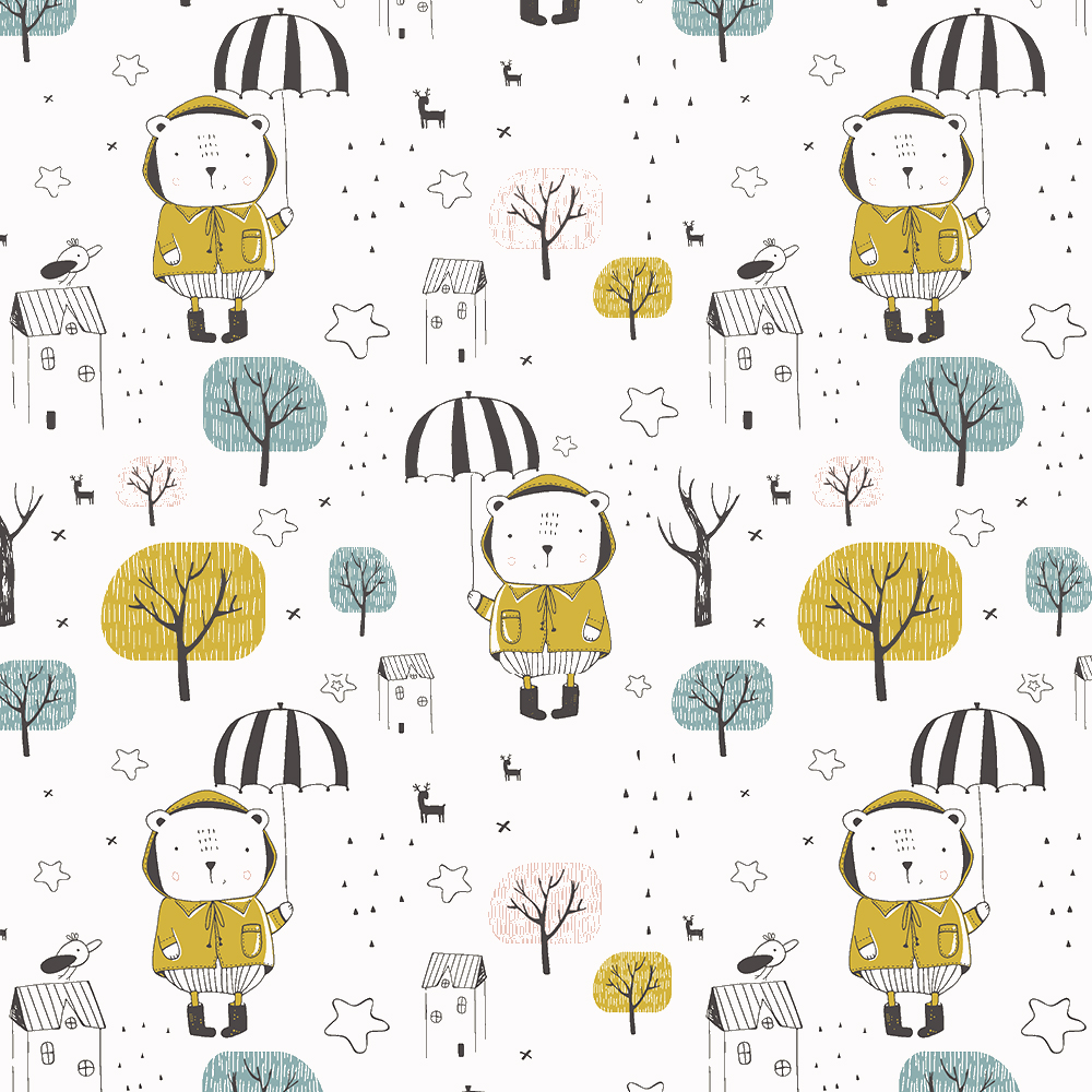 URSO NA CHUVA :: SIMPLESMENTE | FABRICART URSO NA CHUVA :: SIMPLESMENTE | FABRICART