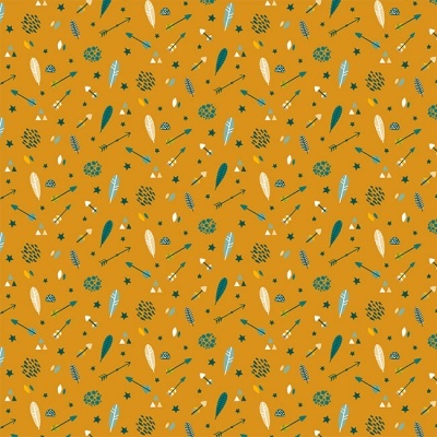 Indigène | Meeko | Ocre | Stof