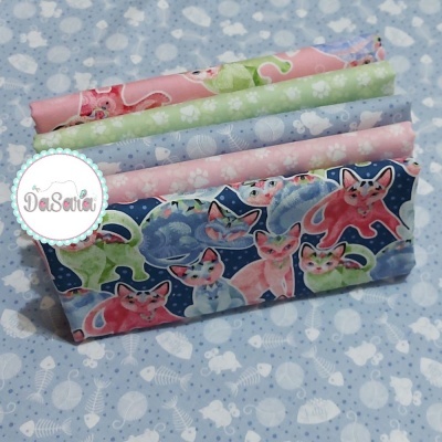 Fancy Cats | Bundle 5 FQ | Studio E Fabrics