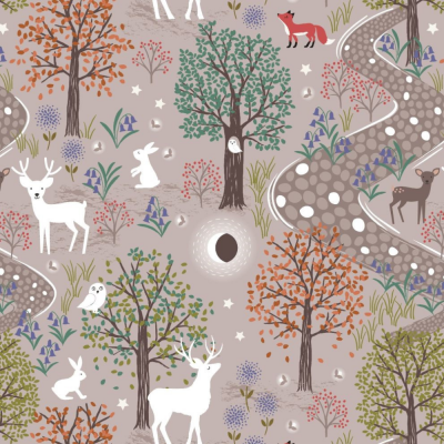 Nighttime In Bluebell Wood | Woods - Natural *Glow In The Dark* | Lewis And Irene