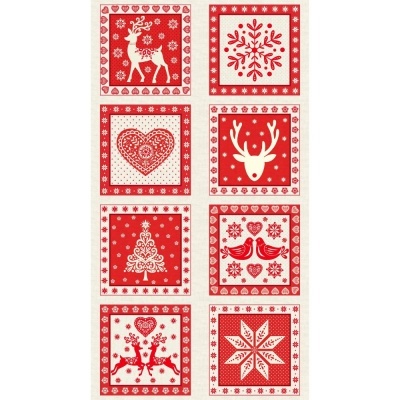 Panel Scandi | Squares | Makower UK