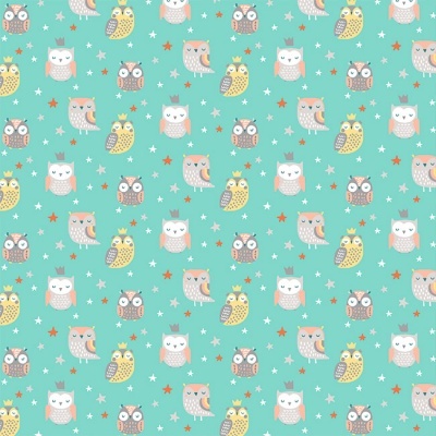 Magical Forest | Hedwig | Mint | Stof