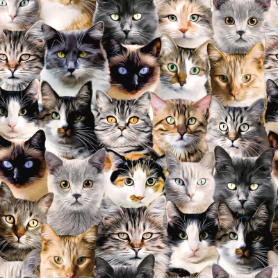 Gatos | Cats and Flowers