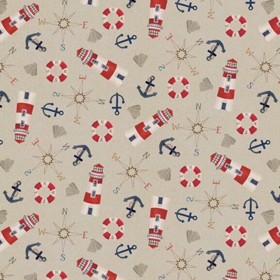 Harbor Days | Mini Tossed Motifs | Sand