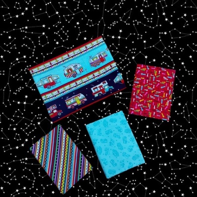 Starry Night - Black | Roamin' Holiday | Studio e Fabrics
