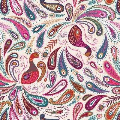 PAISLEY PEACOCK | CREAM :: SORAYA | LEWIS and IRENE